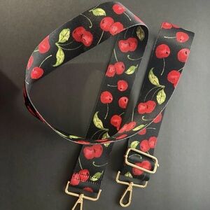 51" LONG CROSSBODY SHOULDER BAG PURSE BLACK STRAP REPLACEMENT 2" WIDE CHERRY'S